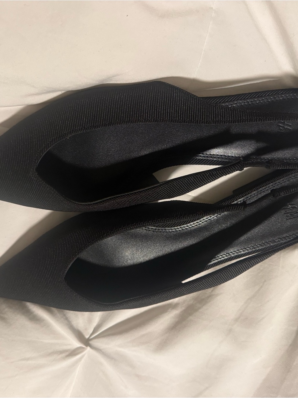 H&M Black Pointed-Toe Slingback Heels - Picture 9 of 15